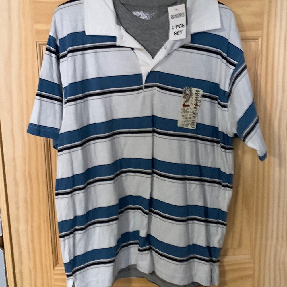 Men”s New Point Zero 2 in 1 Polo/T-shirt Combo